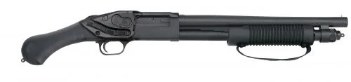 Mossberg 590 Shockwave Laser Saddle 12 Gauge Blued Shotgun w/ Crimson Trace Laser