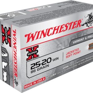 Shop Winchester Super X 25-20 WCF Ammo 86 Grain Jacketed Soft Point Box of 50 for sale