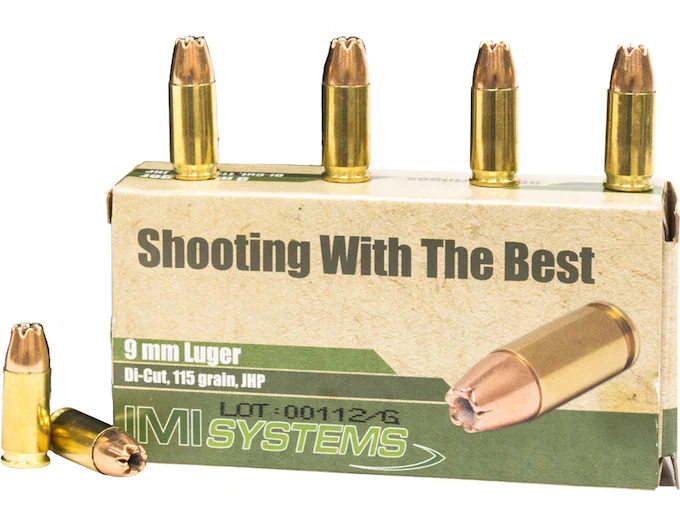 Buy IMI 9mm Luger Ammo 115 Grain Jacketed Hollow Point Buy IMI 9mm Luger Ammo 115 Grain Jacketed Hollow Point - Handguns - Utah Gun Shop