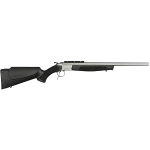 CVA Scout TD Compact Rifle 350 Legend 20 in. SS/Black w/Base - Single Shot Rifles - Utah Gun Shop
