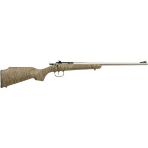 Keystone Crickett Rifle 22 LR Stainless/Tan Syn w/BLK Web Stock - Bolt Action Rifles | Utah Gun Shop