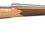 Winchester Repeating Arms 535218226 Model 70 Super Grade 270 Win Caliber with 5+1 Capacity, 24″ Barrel, High Polished Blued Metal Finish & Gloss AAA Maple Stock Right Hand (Full Size)