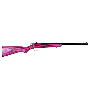 Keystone Crickett .22 LR 16 in. Pink/Black Laminate Bolt Rifle - Bolt Action Rifles | Utah Gun Shop