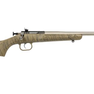 Davey Crickett Crickett Gen2 .22 LR 16.1in Stainless Tan - Bolt Action Rifles | Utah Gun Shop