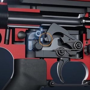 AR-15 Full Stainless Steel Auto Sear – Swift Link Type 2